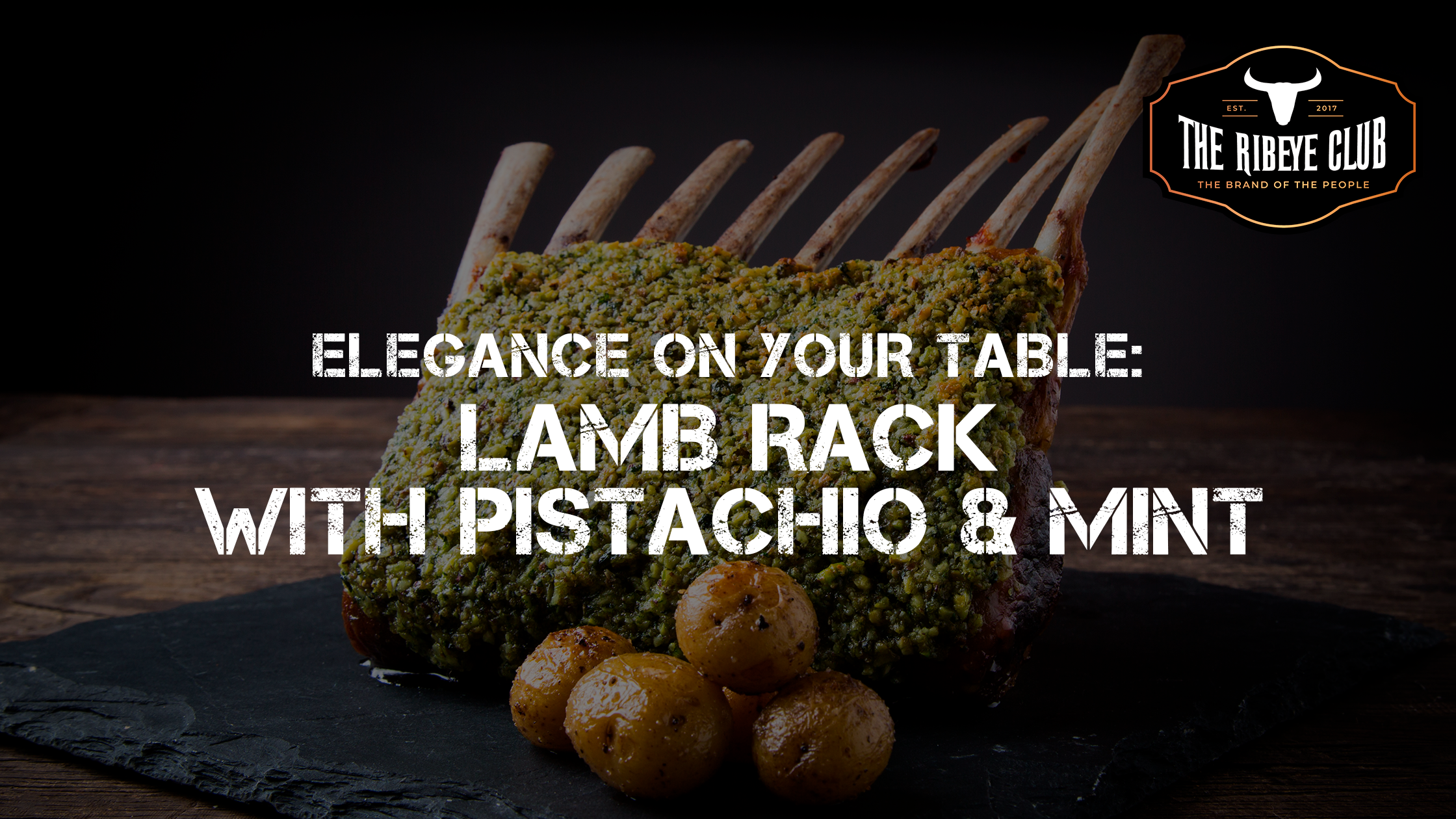 Lamb Rack with Pistachio Crust & Mint Labneh: Pure Elegance