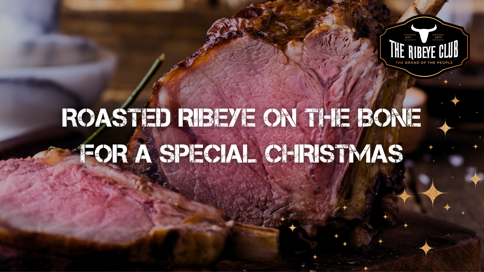 Christmas Ribeye Roast with Red Wine Pan Sauce