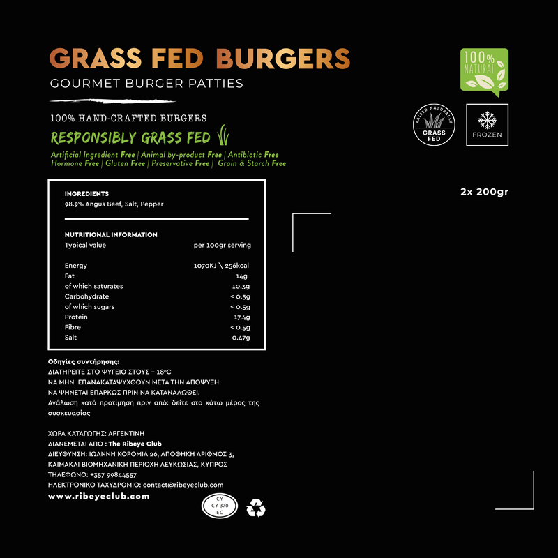 Grass-fed Burgers (7162844479671)